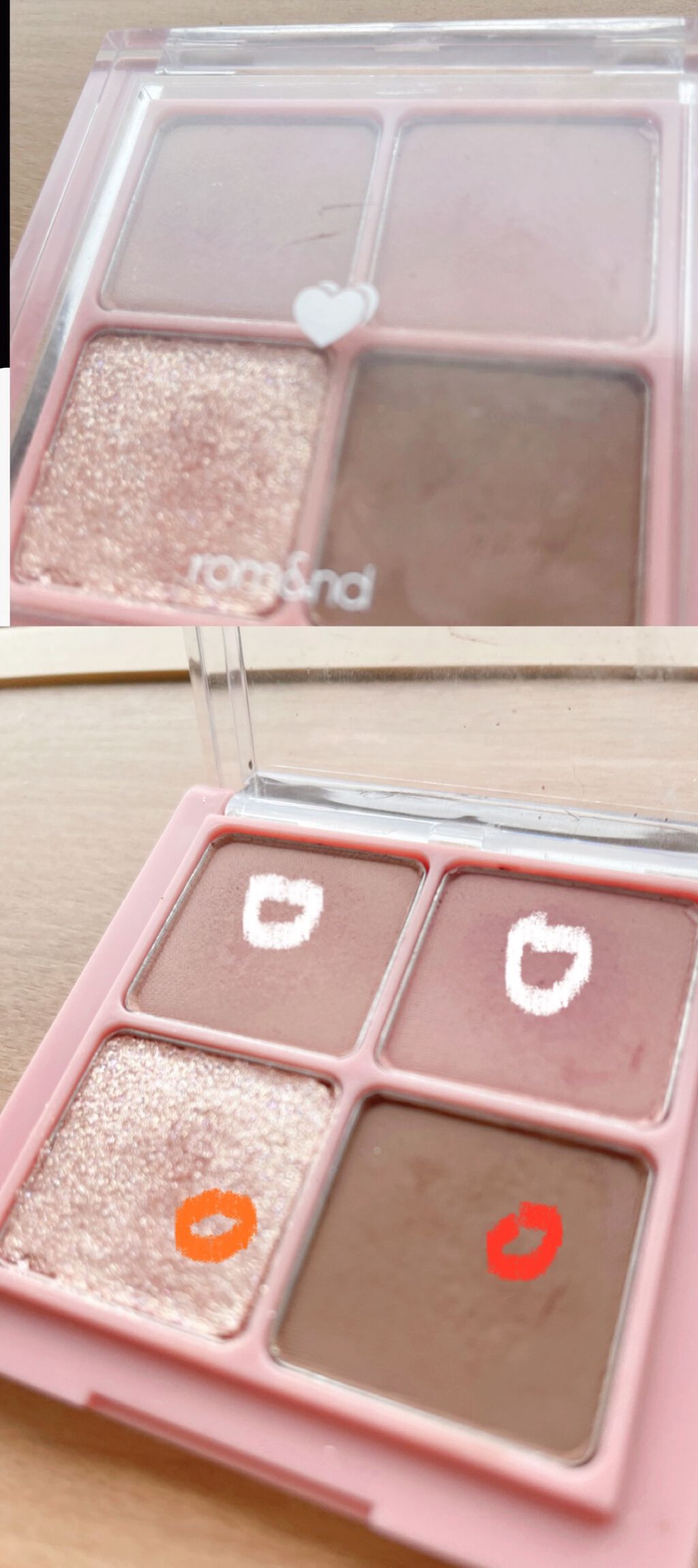 ベターザンアイズ/rom&nd/アイシャドウパレットを使ったクチコミ(3枚目)