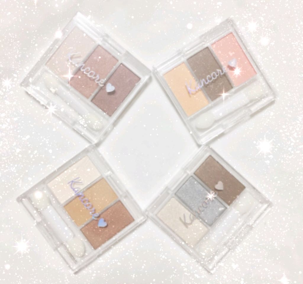 カンコレアイシャドウ/DAISO/アイシャドウパレットを使ったクチコミ（2枚目）