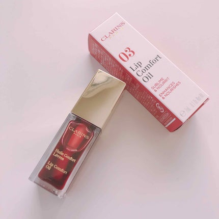 コンフォート リップオイル /CLARINS/リップグロスを使ったクチコミ(1枚目)