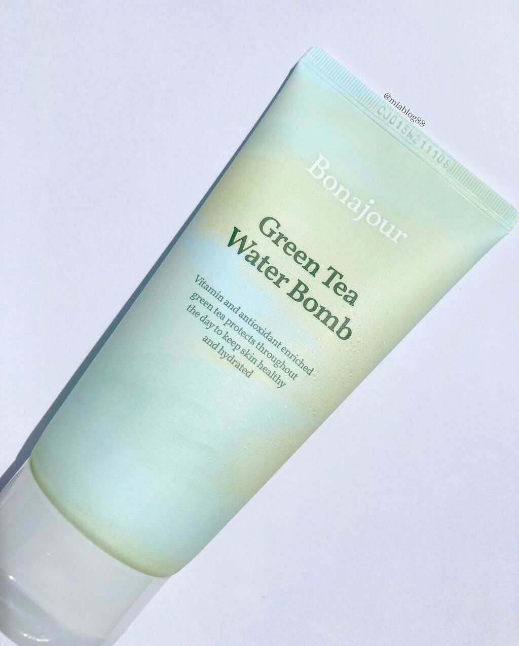 グリーンティーウォーターボム/Bonajour/フェイスクリームを使ったクチコミ（3枚目）