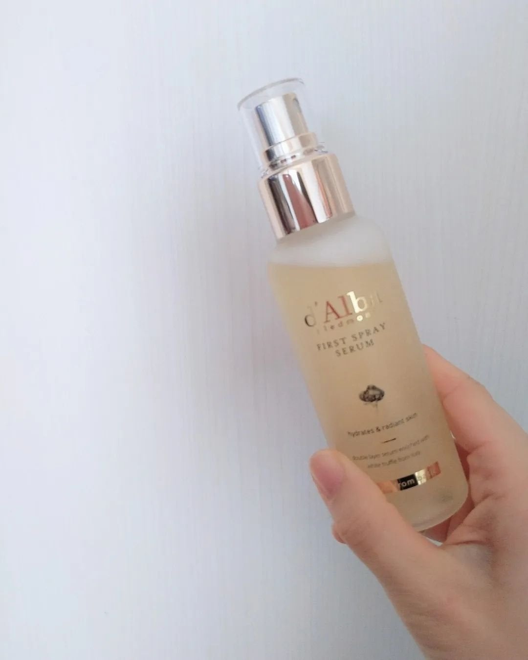 ダルバ ホワイトトリュフファーストスプレーセラム/ダルバ/ミスト状化粧水を使ったクチコミ(3枚目)