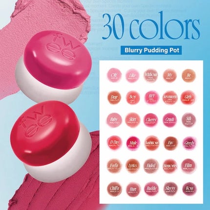 フィー リップアンドチーク ブラーリープリンポット RD04 ファボ/fwee/口紅を使ったクチコミ(2枚目)