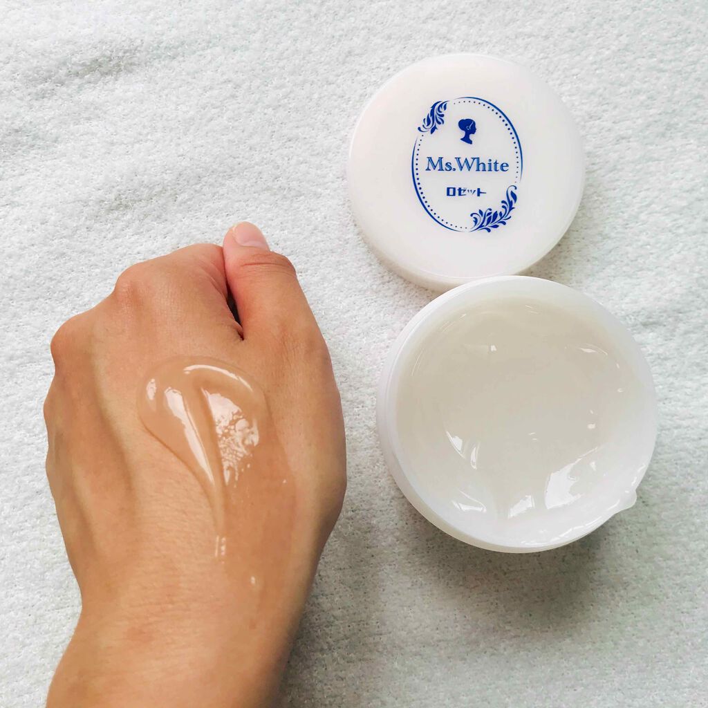 薬用ブライトニングジェルパック/Ms.White(ミズ・ホワイト)/フェイスクリームを使ったクチコミ(3枚目)