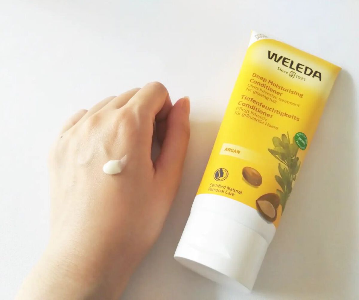 アルガン ヘアシャンプー／ヘアコンディショナー コンディショナー/WELEDA/市販シャンプーを使ったクチコミ（3枚目）