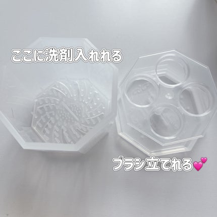 メイクブラシ専用洗剤/DAISO/その他化粧小物を使ったクチコミ(2枚目)