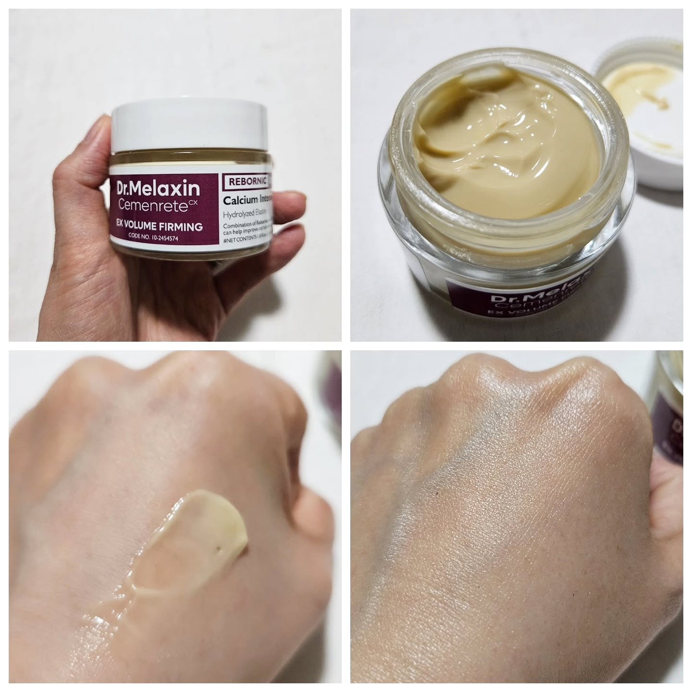 Cemenrete Calcium Intense Cream/Dr.Melaxin/フェイスクリームを使ったクチコミ(3枚目)