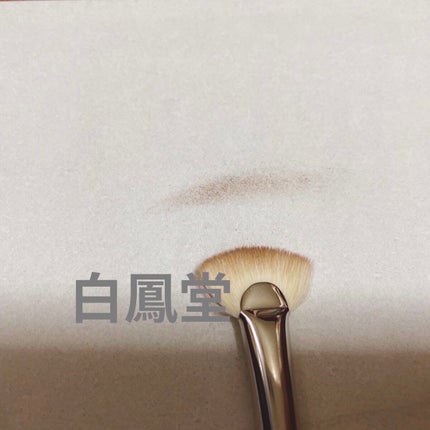 F8122 扇毛短扇形/白鳳堂/メイクブラシを使ったクチコミ(2枚目)