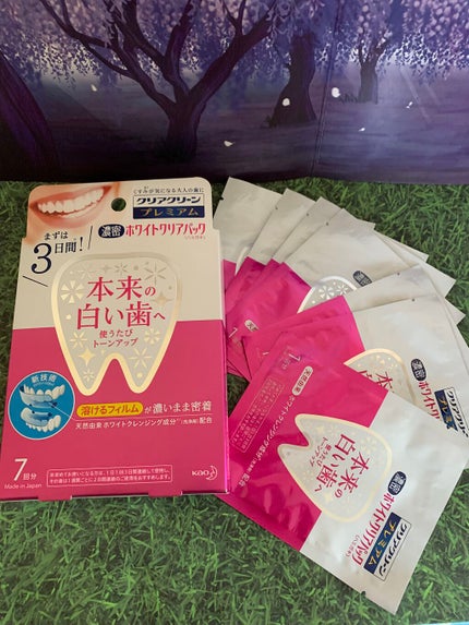 クリアクリーン プレミアム ホワイトクリアパックハミガキ/クリアクリーン/その他オーラルケアを使ったクチコミ(1枚目)