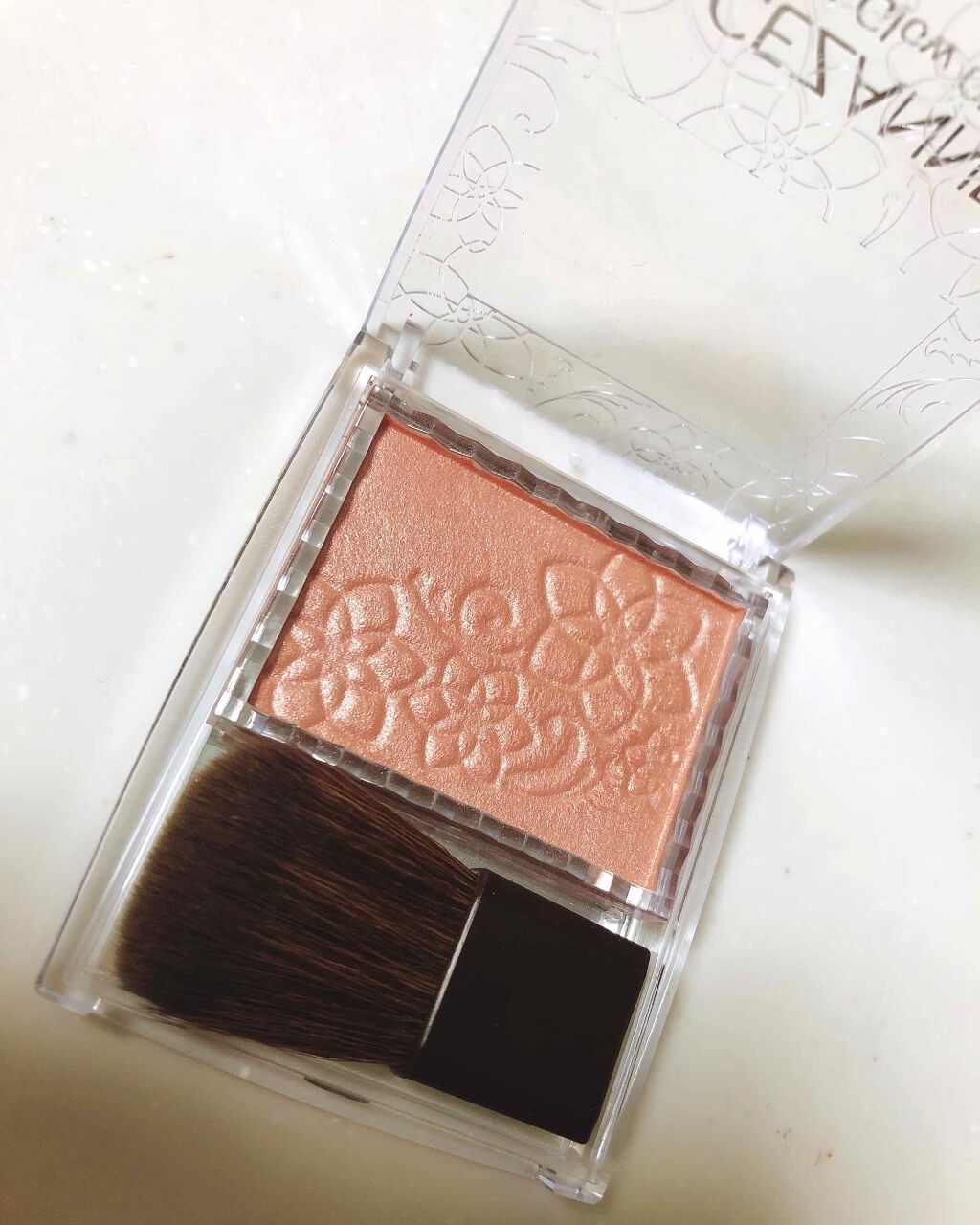 パールグロウチーク/CEZANNE/パウダーチークを使ったクチコミ（2枚目）