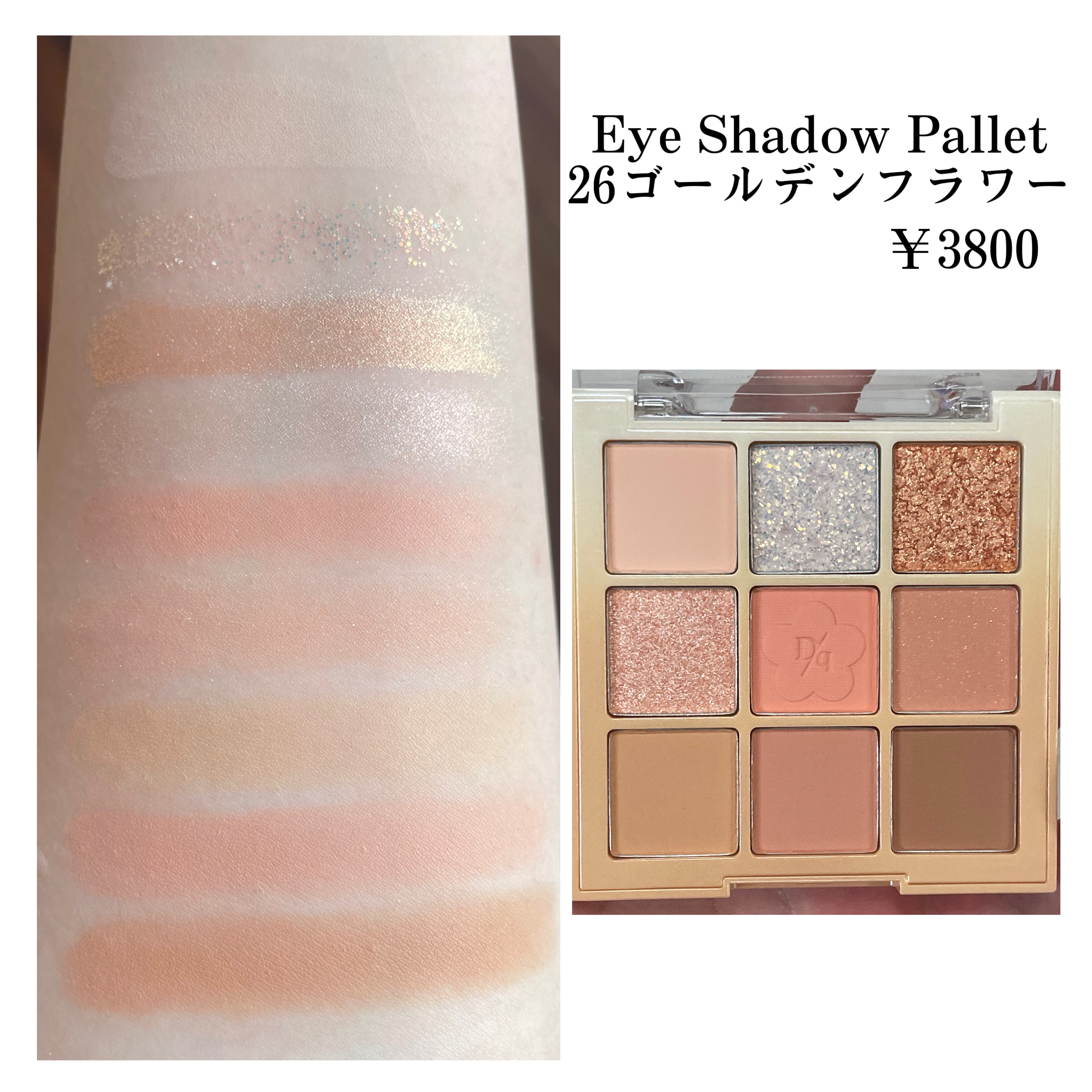 シャドウパレット/dasique/アイシャドウパレットを使ったクチコミ（2枚目）