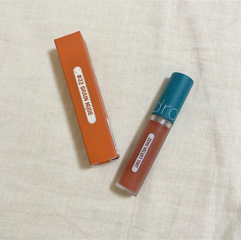 ゼロベルベットティント/rom&nd/リップティントを使ったクチコミ(3枚目)