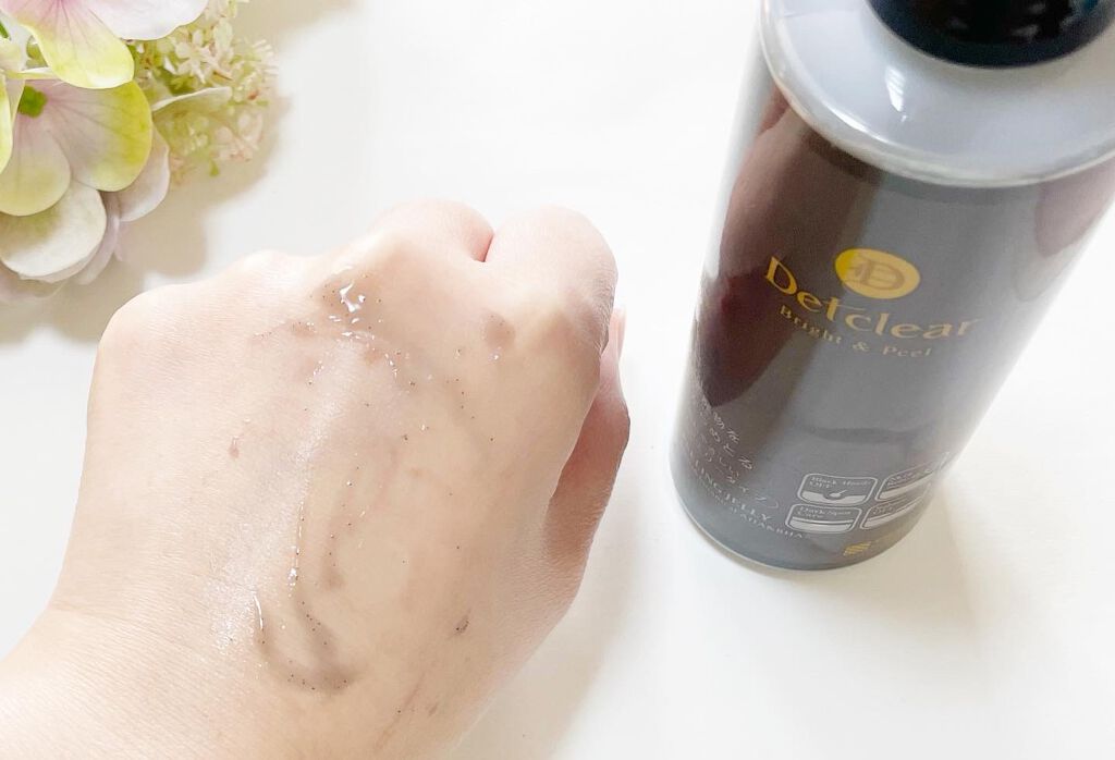 DETクリア ブライト&ピール ピーリングジェリー 炭/Detclear/ピーリングを使ったクチコミ(4枚目)