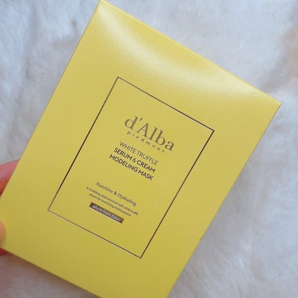 WHITE TRUFFLE SERUM & CREAM MODELING MASK/ダルバ/その他スキンケアを使ったクチコミ(6枚目)