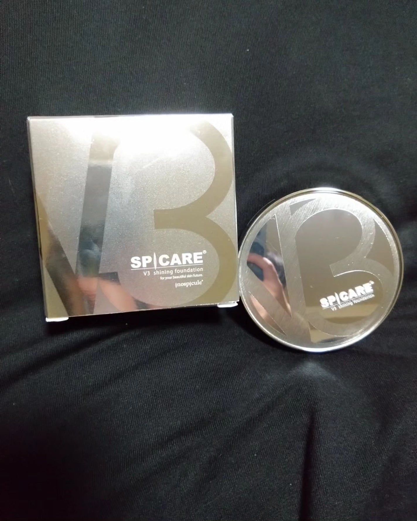 V3シャイニングファンデーション/SPICARE/クッションファンデーションを使ったクチコミ(1枚目)