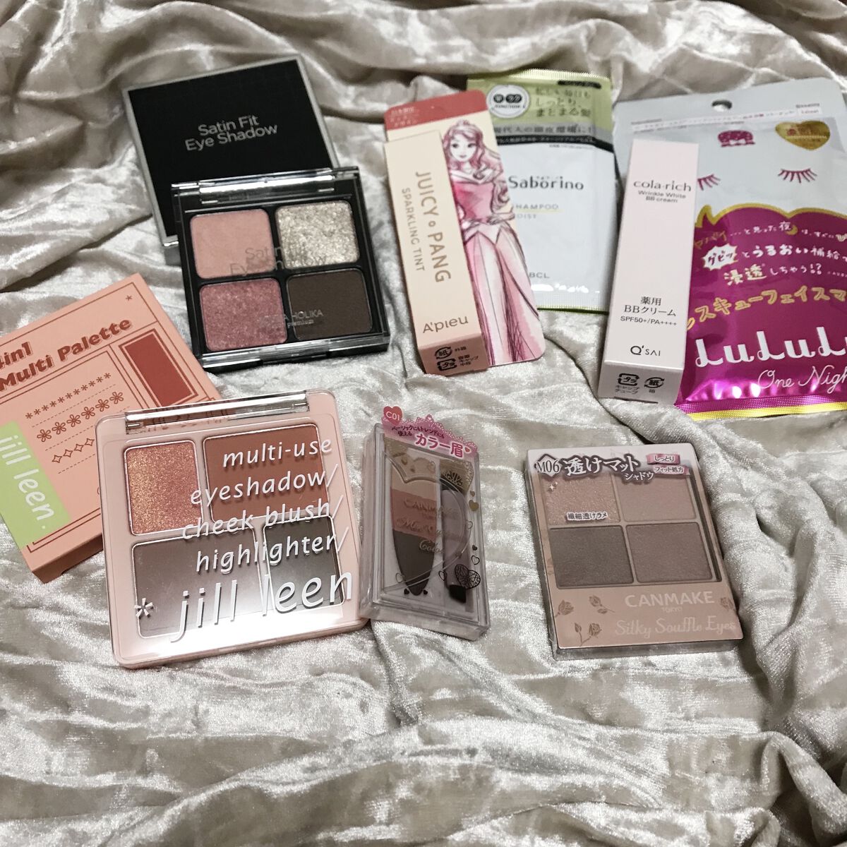 サテンフィットアイシャドウ/HOLIKA HOLIKA/アイシャドウパレットを使ったクチコミ（1枚目）