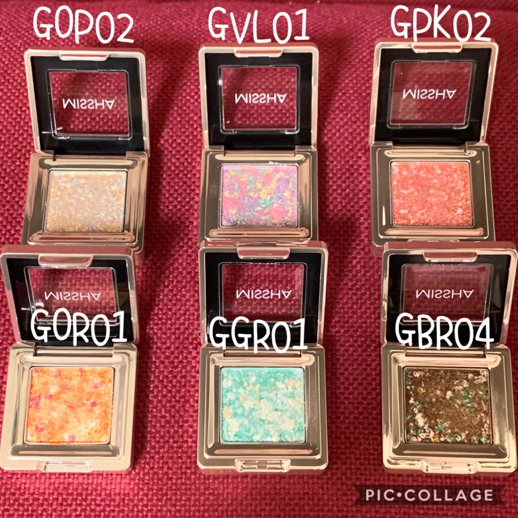 グリッタープリズム シャドウ/MISSHA/グリッターを使ったクチコミ（2枚目）