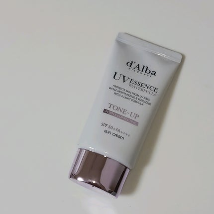 ダルバ ウォータフル トーンアップ サンクリーム(パープル)/ダルバ/日焼け止めクリームを使ったクチコミ(1枚目)