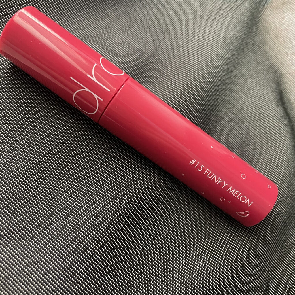 ジューシーラスティングティント 15 ファンキーメロン(FUNKY MELON)/rom&nd/リップティントを使ったクチコミ（1枚目）