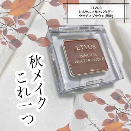 ミネラルマルチパウダー/エトヴォス/単色アイシャドウを使ったクチコミ(1枚目)