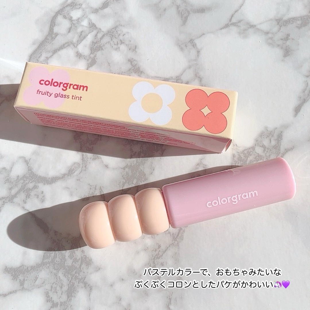 タンフルグラスティント/Colorgram/リップティントを使ったクチコミ（2枚目）