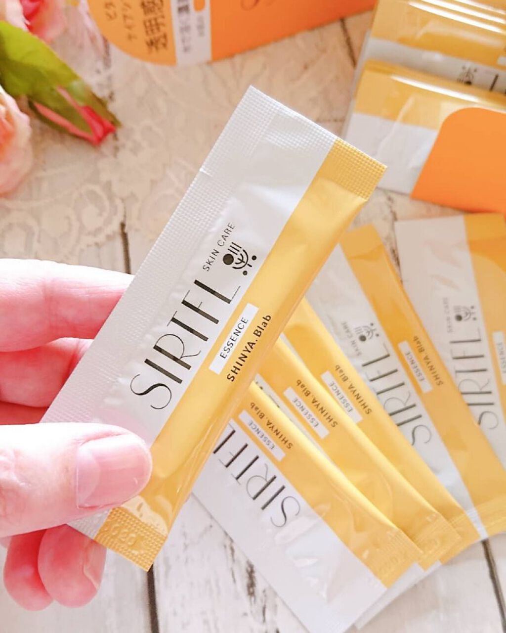 ブライトV.Cエッセンスパウダー/SIRTFL/その他スキンケアを使ったクチコミ(3枚目)