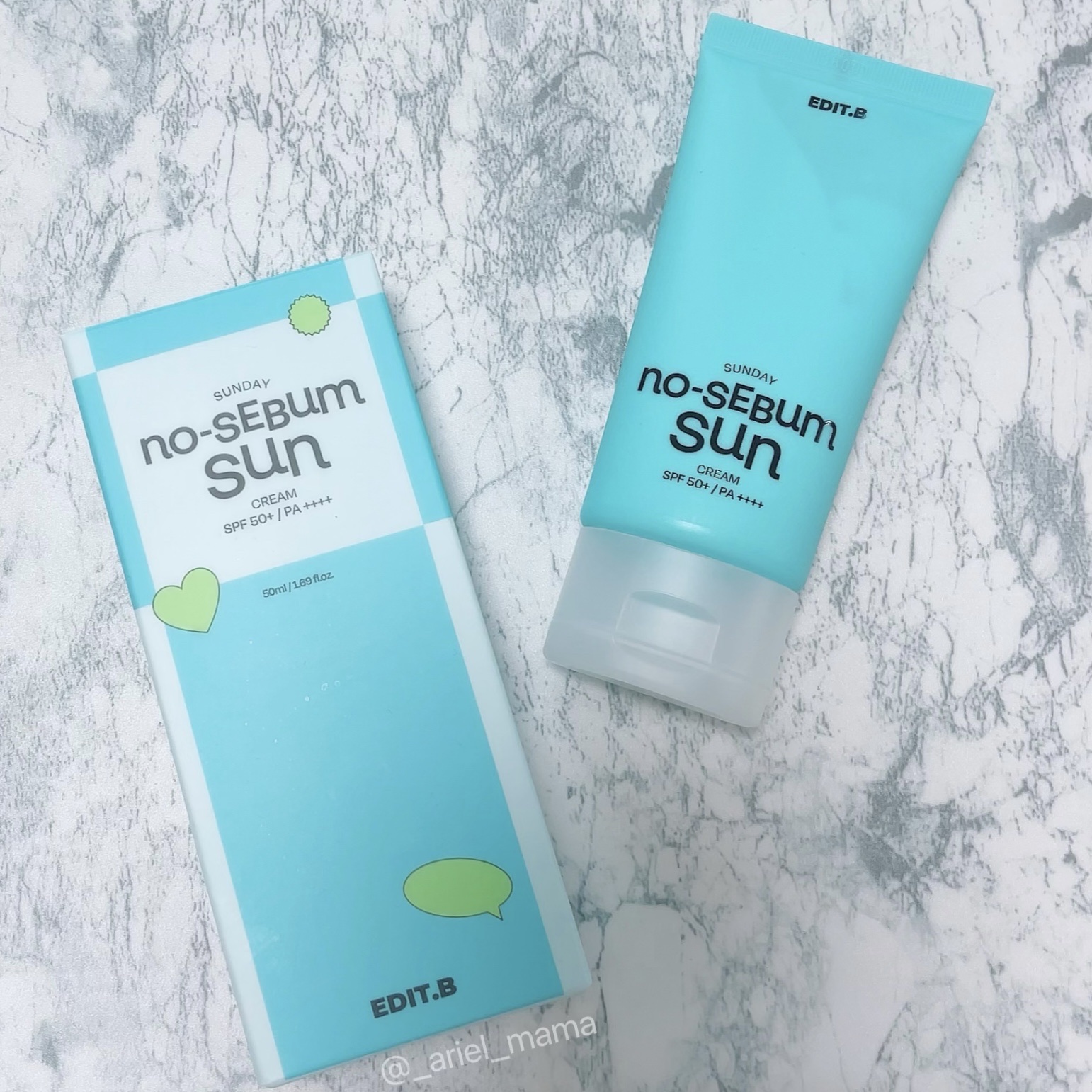 サンデー ノーセバム サンクリーム/EDIT.B/日焼け止めクリームを使ったクチコミ（1枚目）