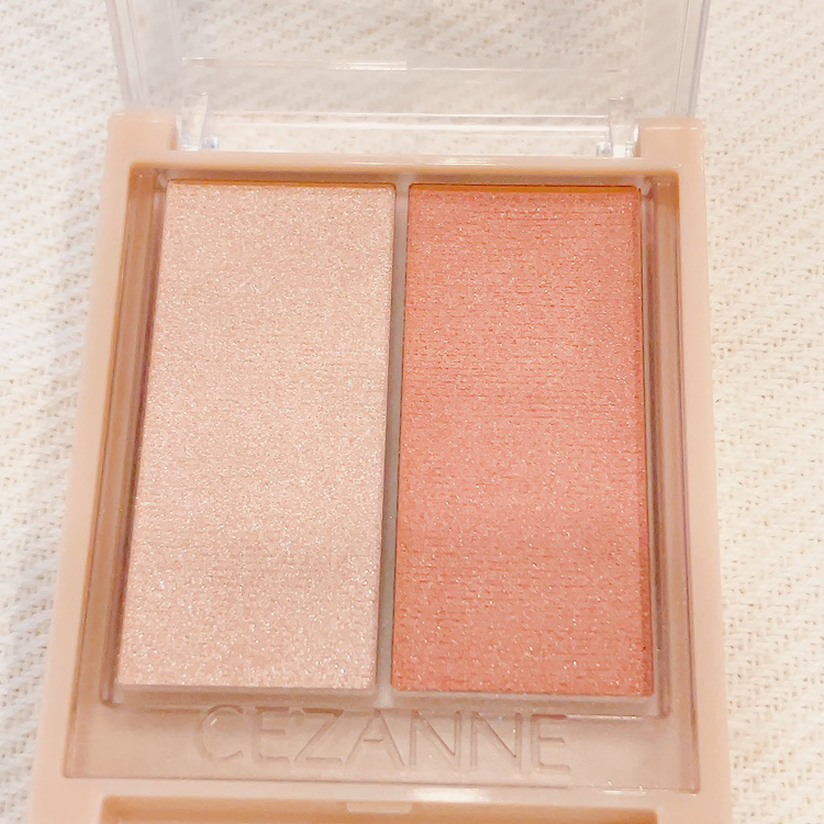 フェイスグロウカラー/CEZANNE/クリームハイライトを使ったクチコミ（2枚目）