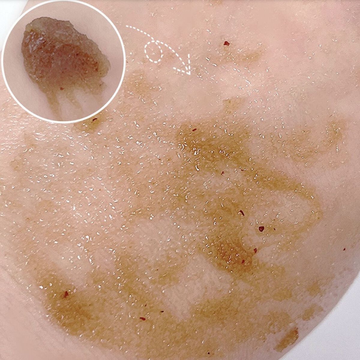 ナチュラルメイドハニーアンドシュガースクラブ/ネイチャーリパブリック/その他スキンケアを使ったクチコミ（2枚目）