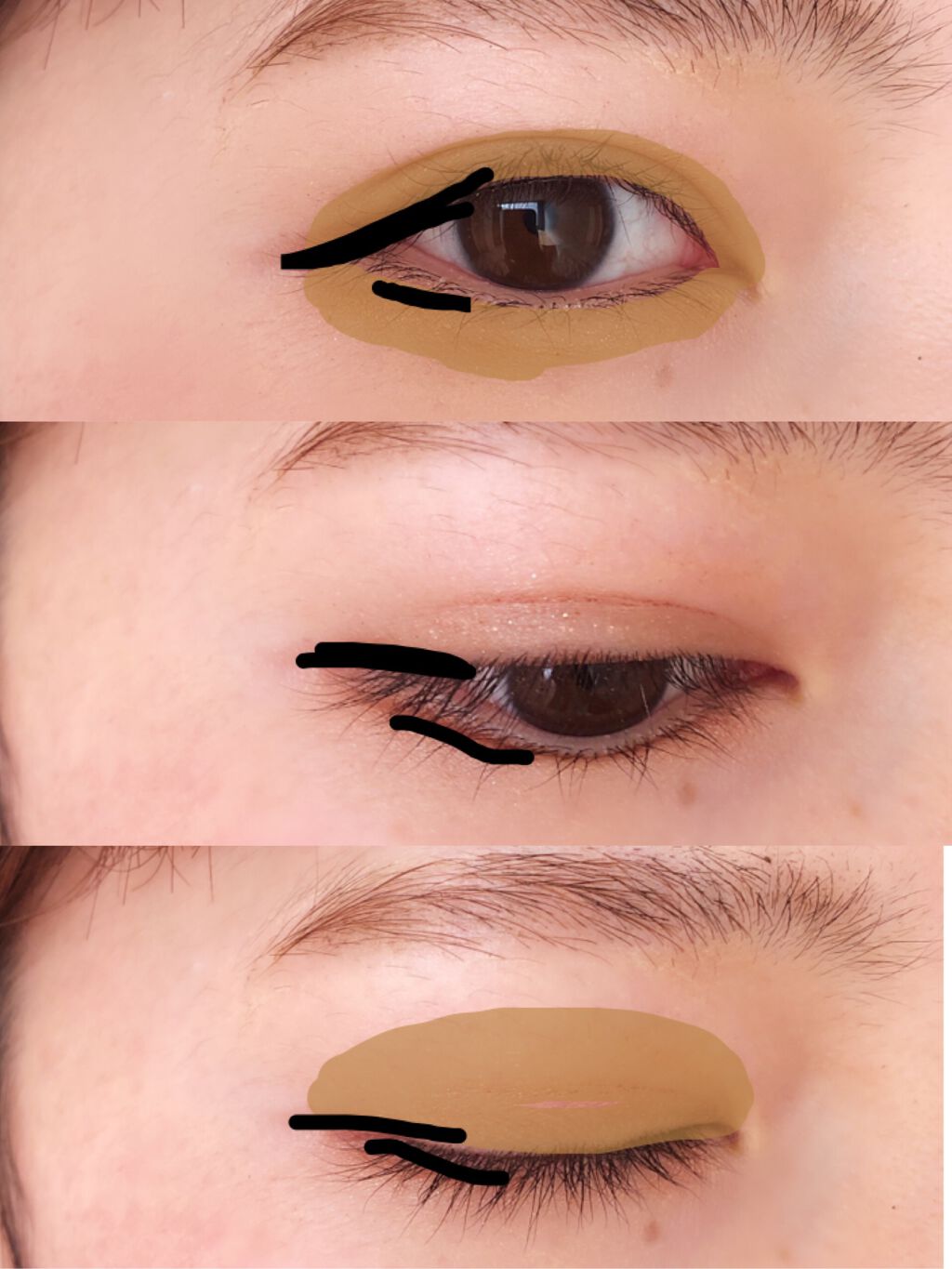 UR GLAM　BLOOMING EYE COLOR PALETTE/U R GLAM/アイシャドウパレットを使ったクチコミ（3枚目）