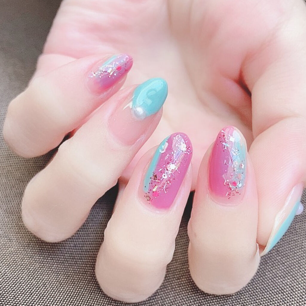 塗りかけネイルのネイルデザイン | ネイル エナメル｜ちふれ