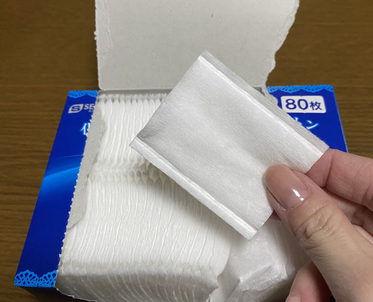 コットンパフ/S SELECT/コットンを使ったクチコミ（3枚目）