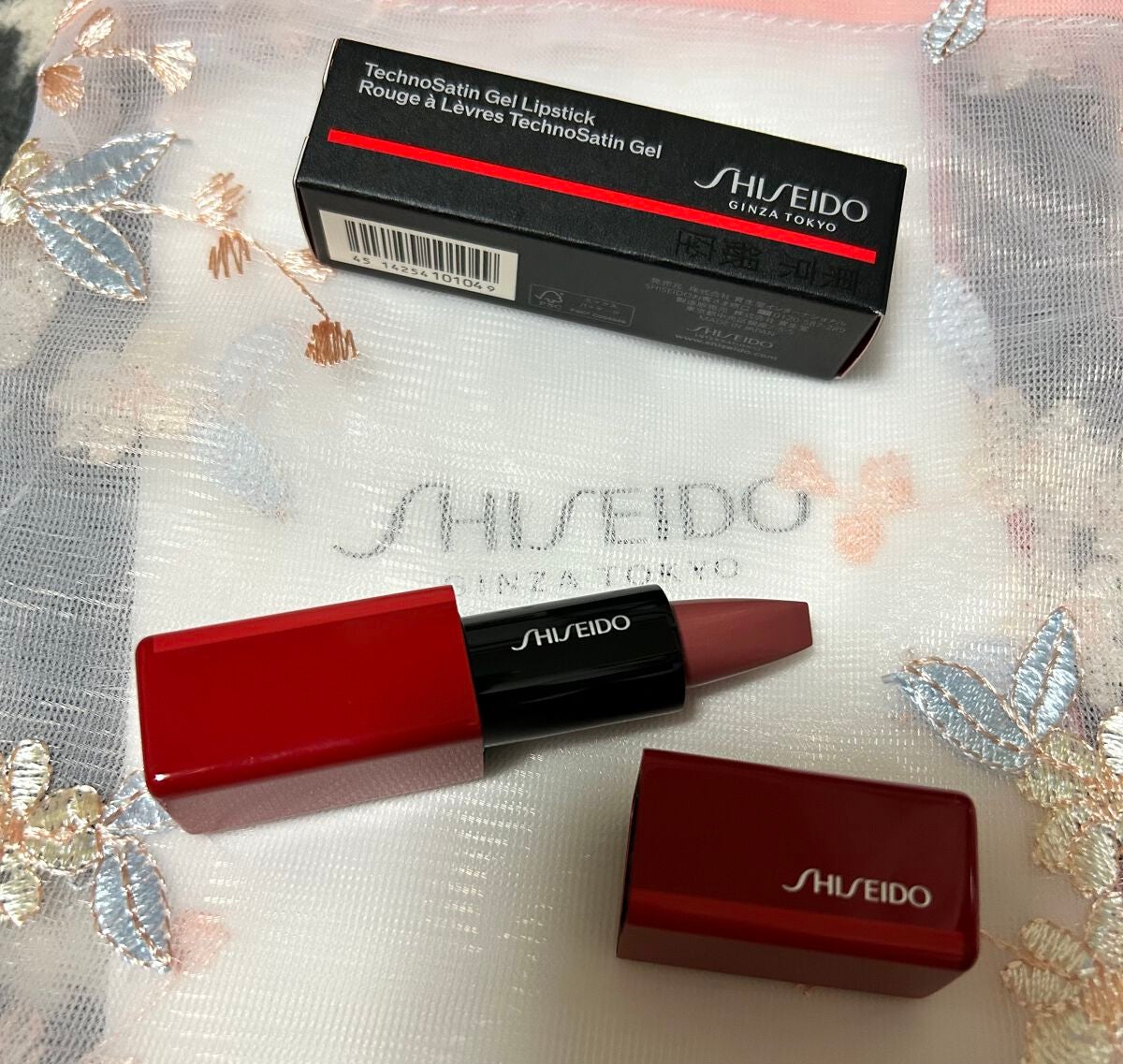 テクノサテン ジェル リップスティック/SHISEIDO/口紅を使ったクチコミ(1枚目)