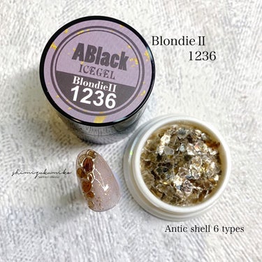 ABLACK ブロンディングジェル 1234/ICEGEL/マニキュアの画像