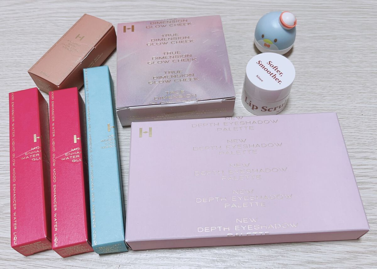 ニューデップスアイシャドウパレット/hince/アイシャドウパレットを使ったクチコミ（1枚目）