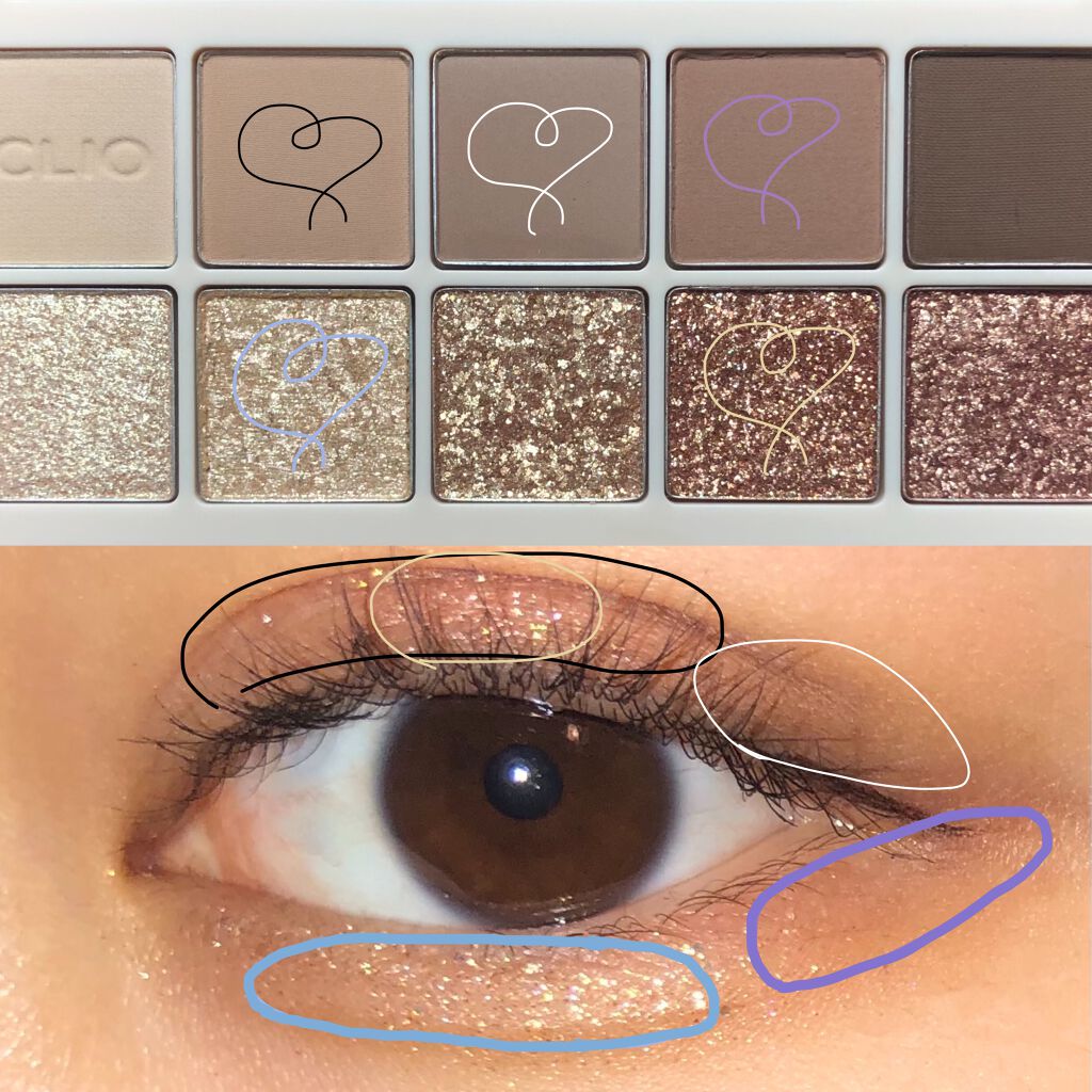 プロ アイ パレット/CLIO/アイシャドウパレットを使ったクチコミ(2枚目)