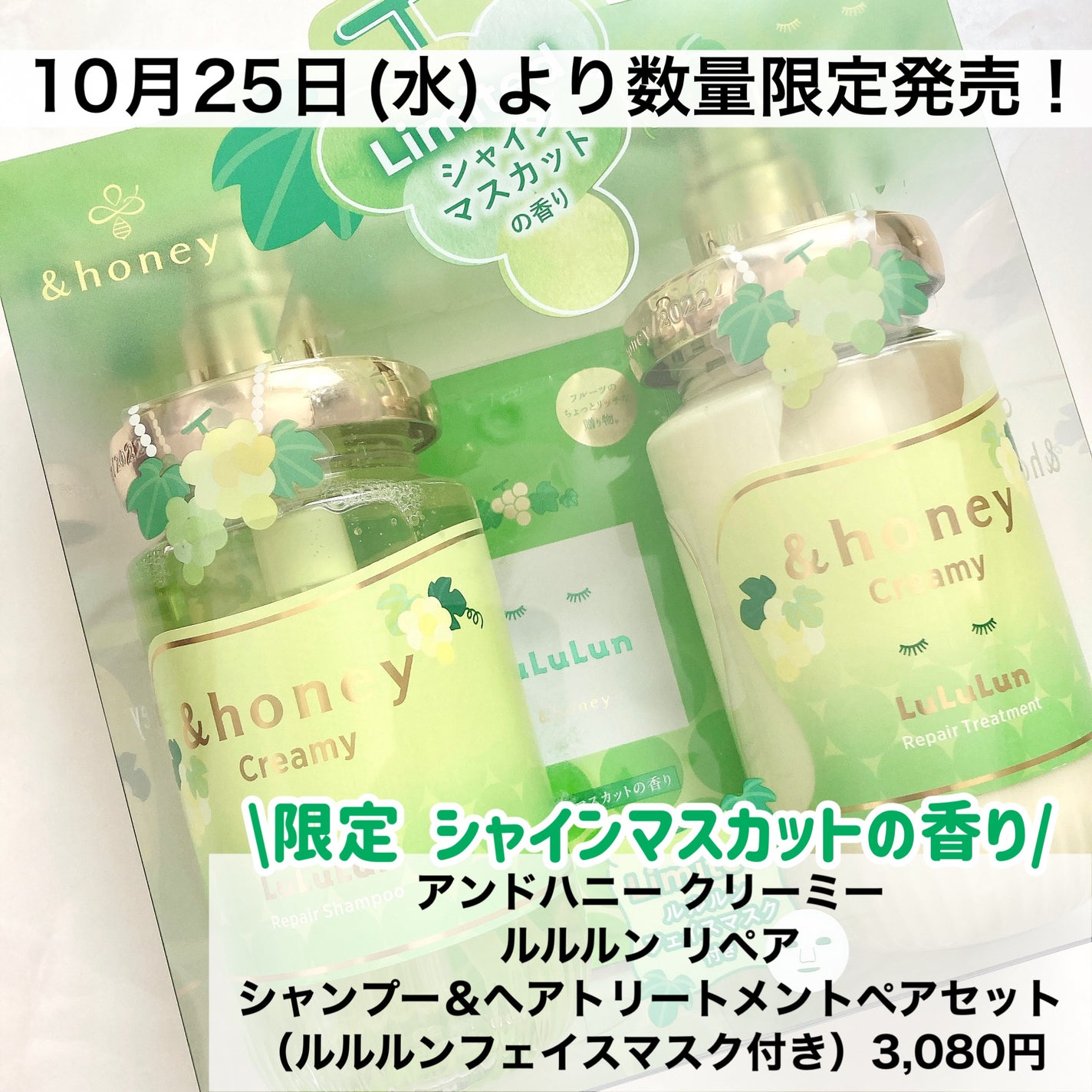 アンドハニー クリーミー ルルルン リペア ペアセット/&honey/シャンプー・コンディショナーを使ったクチコミ(2枚目)