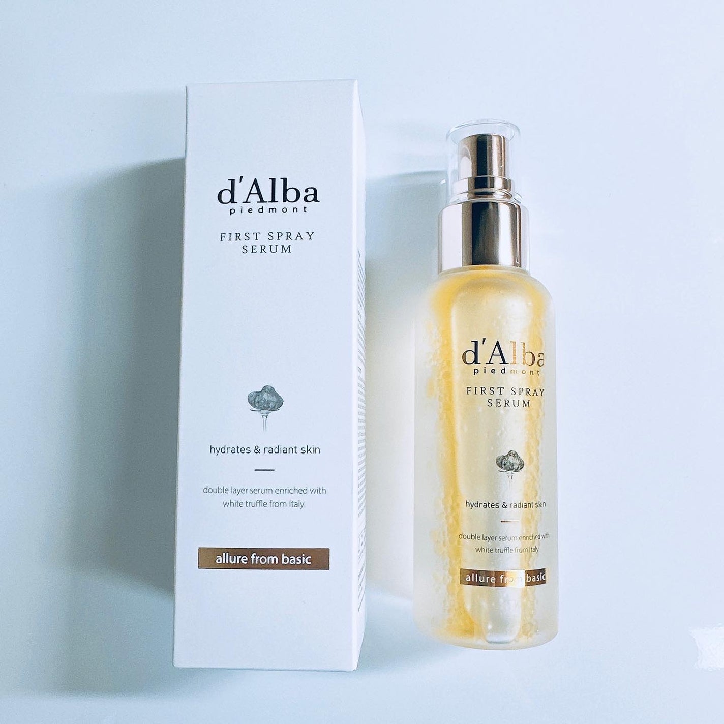 ダルバ ホワイトトリュフファーストスプレーセラム/ダルバ/ミスト状化粧水を使ったクチコミ(3枚目)