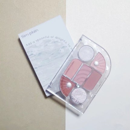 シンプレイン アイパレット/Sim;plain/アイシャドウパレットを使ったクチコミ(2枚目)