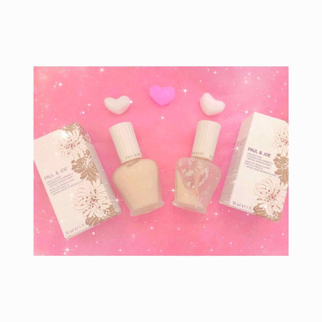 私のお気に入り（2代目）😌❣️PAUL & JOE
プロテクティングファンデーション
プライマーＳ 01です☆*。

◎伸びがすごく良くって、
半プッシュでも全顔いけます！
あと、肌をワントーン明るく見せてくれます🌟
保湿もされるし、
