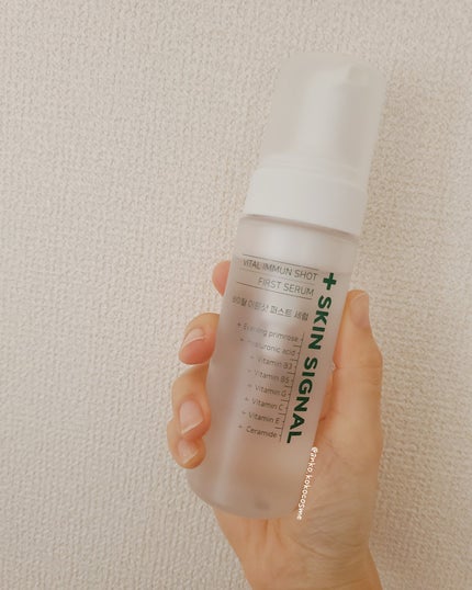 バイタルイミュンショットファーストバブルセラム/SKIN SIGNAL/美容液を使ったクチコミ(7枚目)