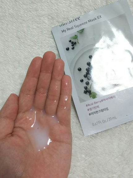 マイリアル スクイーズ マスクシート/innisfree/シートマスク・パックを使ったクチコミ(3枚目)