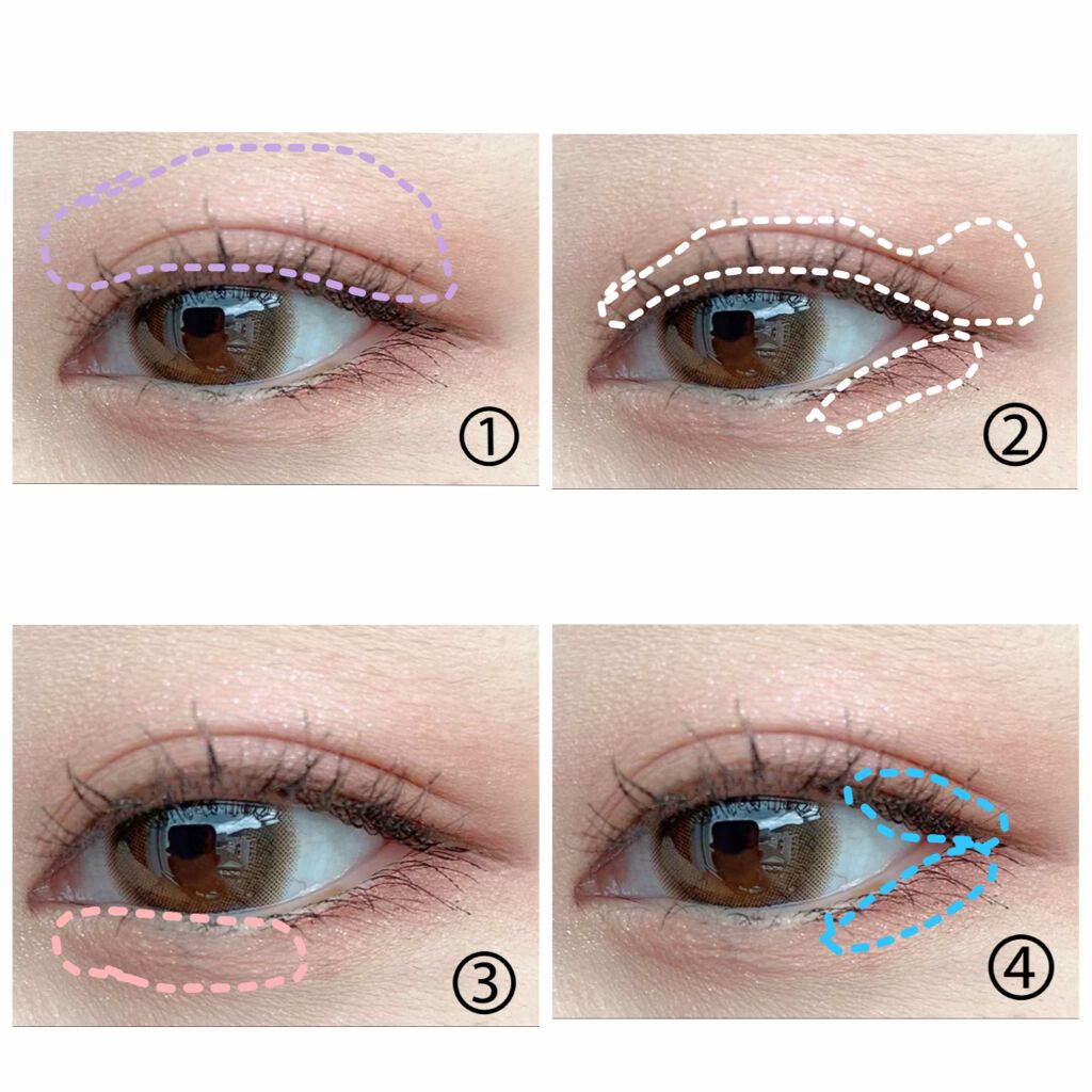 シルキースフレアイズ/キャンメイク/アイシャドウパレットを使ったクチコミ(2枚目)