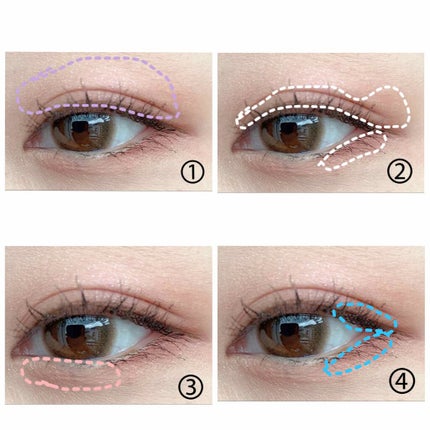 シルキースフレアイズ/キャンメイク/アイシャドウパレットを使ったクチコミ(2枚目)