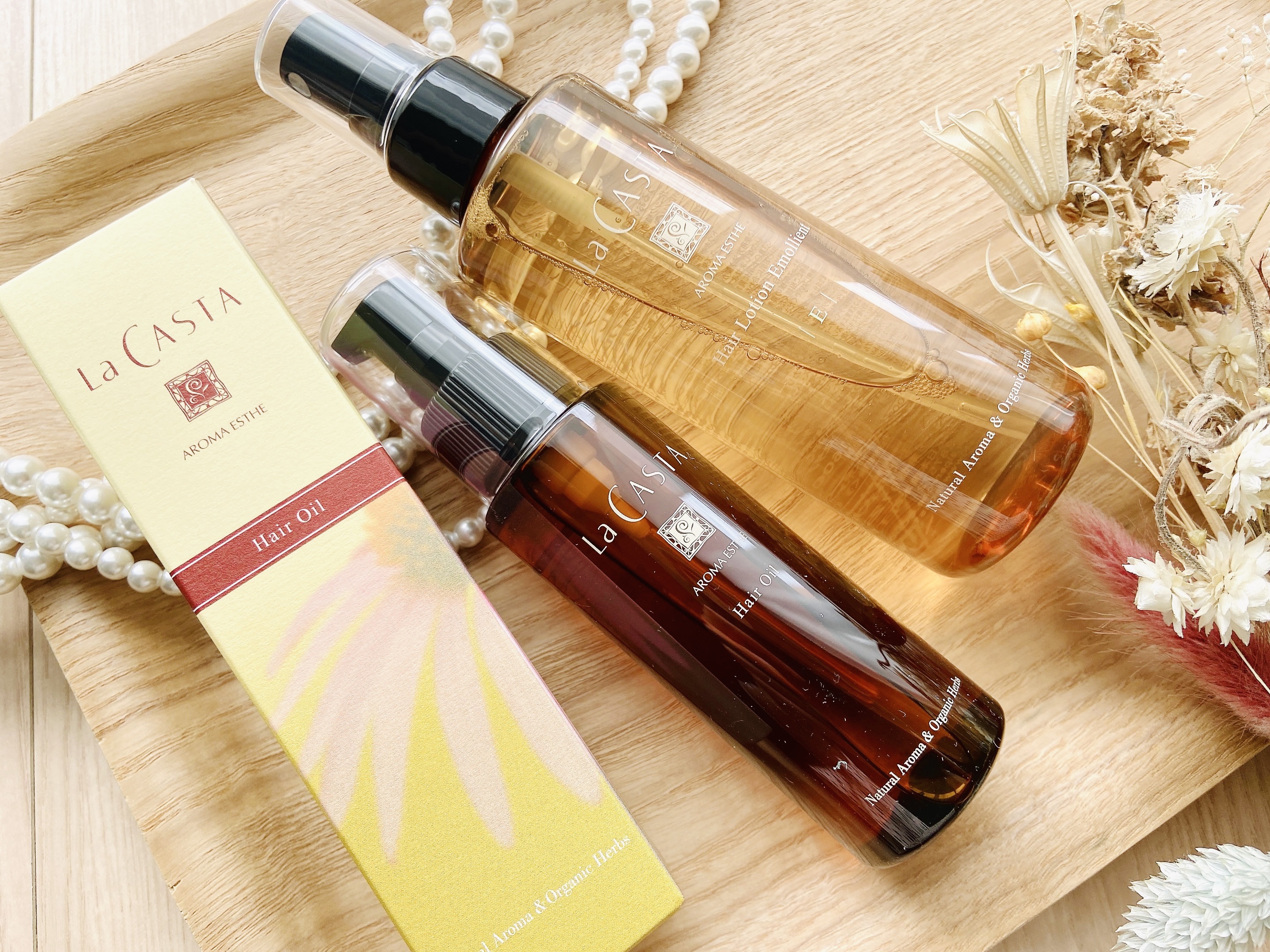 アロマエステ トリートメント ヘアローション S(細く柔らかい髪用)/ラ・カスタ/プレスタイリング・寝ぐせ直しを使ったクチコミ（3枚目）