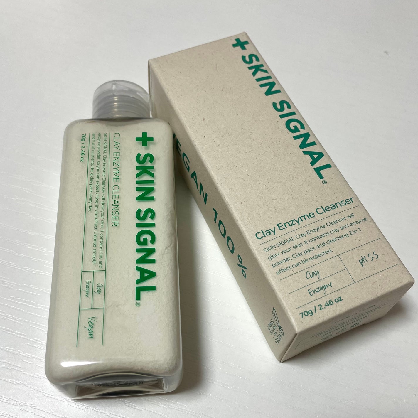 ホワイト クレイ酵素クレンザー /SKIN SIGNAL/洗顔パウダーを使ったクチコミ(3枚目)