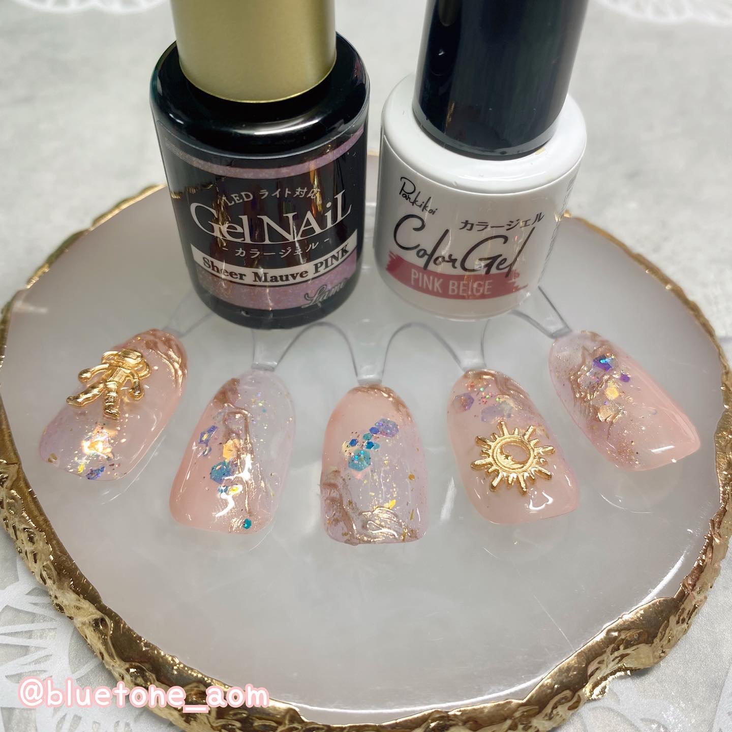 ジェルネイル（ライト対応）/セリア/ジェルネイルを使ったクチコミ（1枚目）