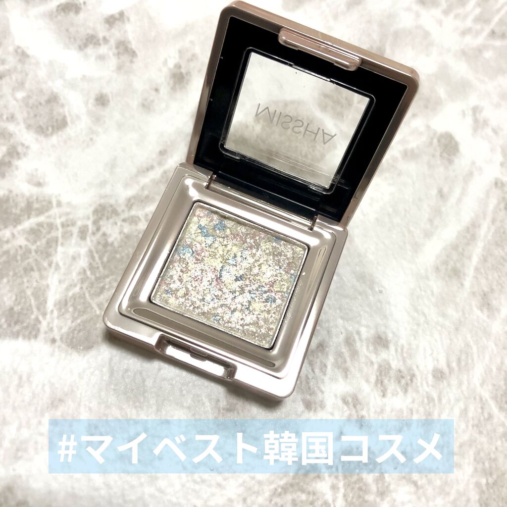 グリッタープリズム シャドウ/MISSHA/グリッターを使ったクチコミ（1枚目）