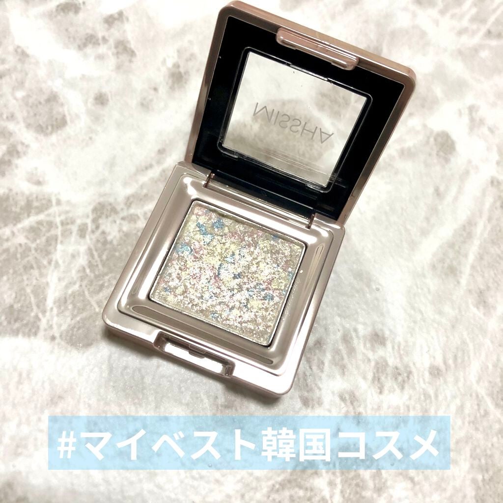 グリッタープリズム シャドウ/MISSHA/グリッターを使ったクチコミ(1枚目)