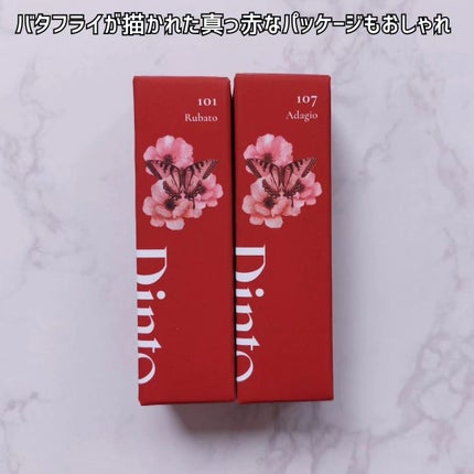 マダムバタフライコレクション ブラーニングリップベール/Dinto/口紅を使ったクチコミ(5枚目)