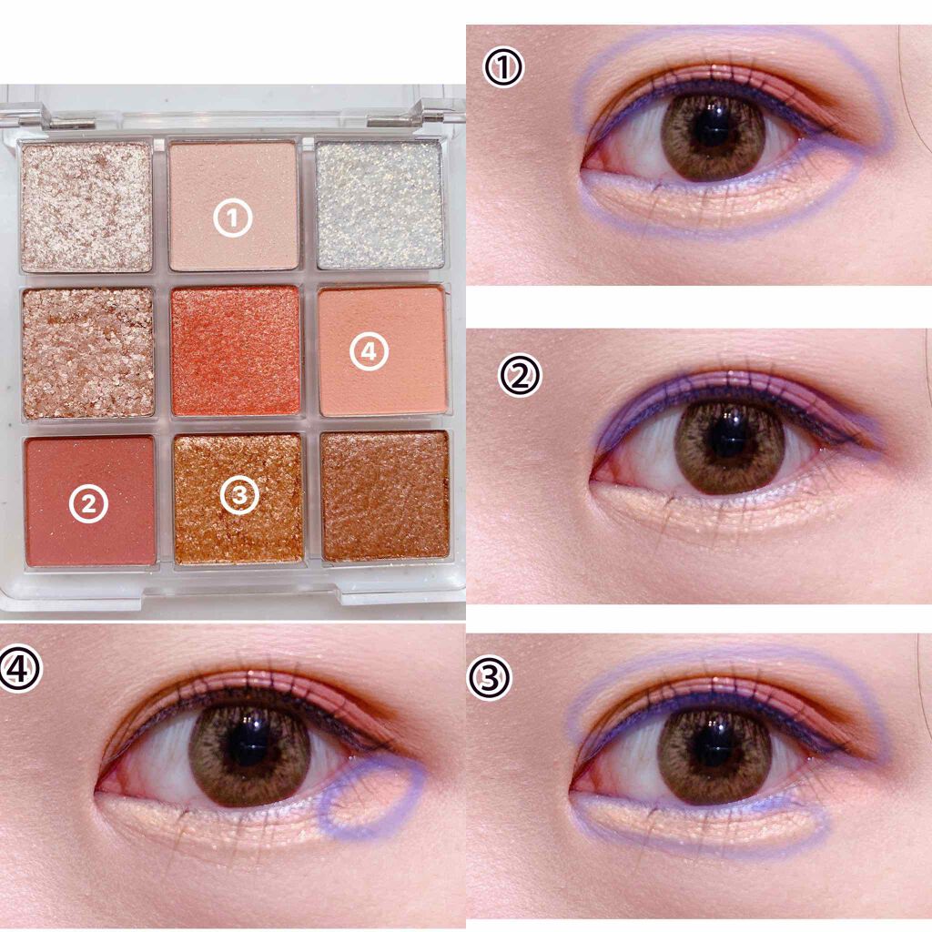 3CE マルチアイカラーパレット/3CE/アイシャドウパレットを使ったクチコミ(3枚目)